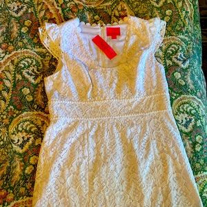 Lilly Pulitzer Marilyn Dress, NWT, 20” pit to pit, 41 in length, White in color.